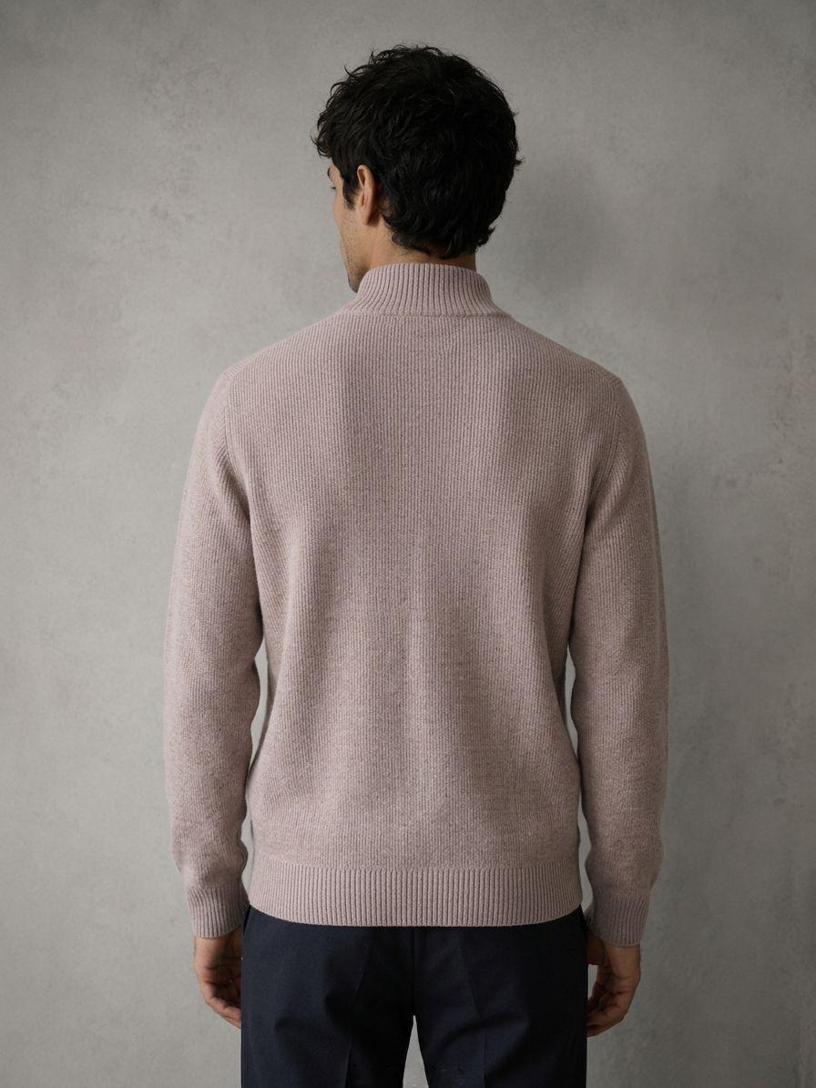 Gilet homme zippé – col montant