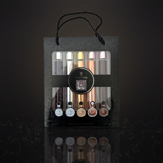 Coffret 5 parfums Mystical Black – 5 x 35 ml