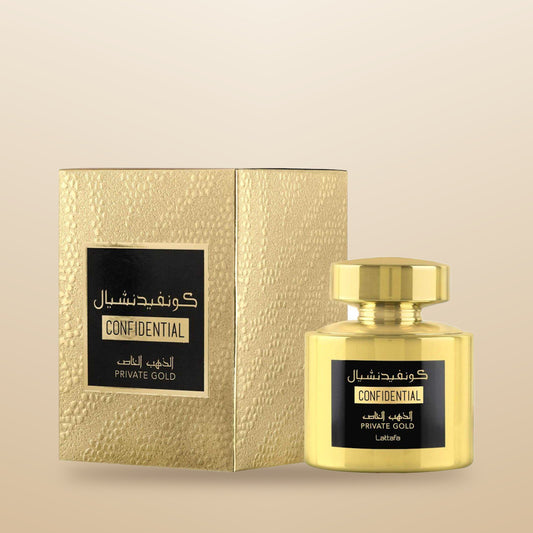 Confidential Private Gold – Lattafa – Eau de parfum 100 ml